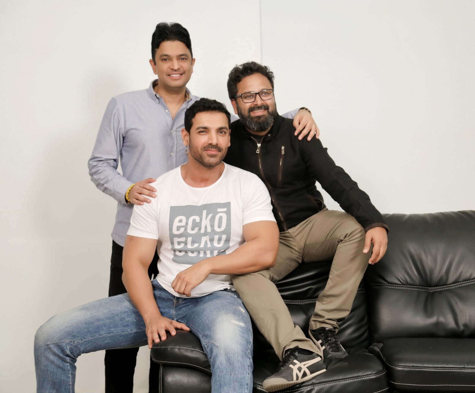 john with his 3 producer